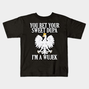 Wujek Polish Uncle Step Dad Fathers Day Kids T-Shirt